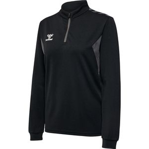 Hummel Damen Trainingsjacke Hmlauthentic Half Zip Sweat Woman Black-M