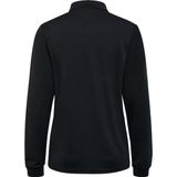 hummel - Hmlauthentic Half Zip Sweatshirt - Dames Sweatshirt - Zwart - Katoen