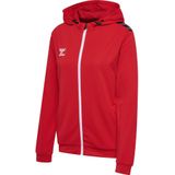 hummel - hmlAUTHENTIC PL ZIP HOODIE - Jack - Zwart - 100% Gerecycled Polyester