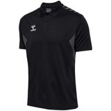 Hummel - hmlAUTHENTIC FUNCTIONAL POLO - Poloshirt - Zwart - Polyester