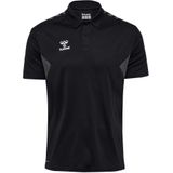Hummel - hmlAUTHENTIC FUNCTIONAL POLO - Poloshirt - Zwart - Polyester