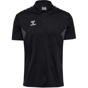 Hummel - hmlAUTHENTIC FUNCTIONAL POLO - Poloshirt - Zwart - Polyester