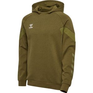 Hummel - hmlTRAVEL SWEAT HOODIE - Hoodie - Zwart - Met Chevronprint