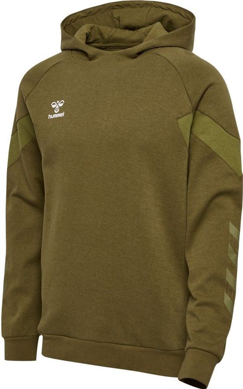 Hummel - hmlTRAVEL SWEAT HOODIE - Hoodie - Zwart - Met Chevronprint