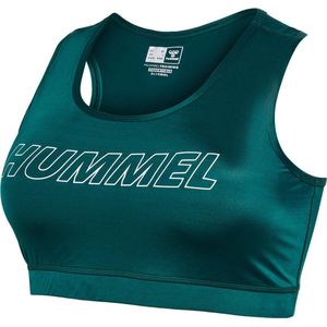 Hummel - Hmlte Curvy Sports Bra - Sport BH - Deep Teal - Stretch-Jersey
