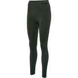 Hummel - Tif High Waist Leggings - Zwart - Gerecycled Materiaal