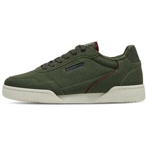 hummel Unisex Forli Synth. Suede Sneaker, Climbing Ivy, 36 EU, climbing ivy, 36 EU