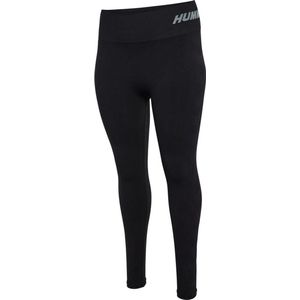 Hummel - Te Pace Plus - Sportleggings - Zwart - Synthetisch - Hoge Taille