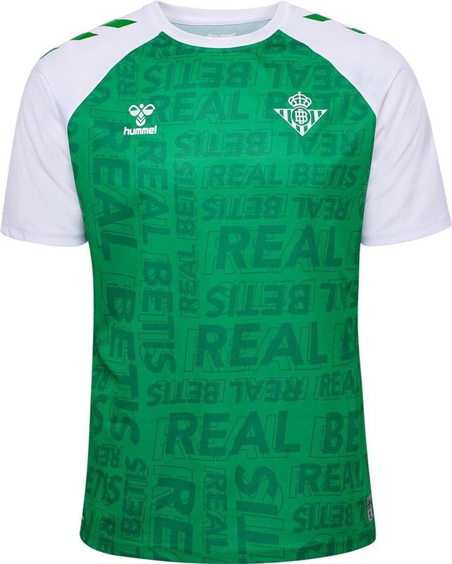 Hummel - Real Betis - T-shirt - Jelly Bean - Korte Mouwen - Hoogwaardige Materialen