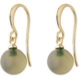 PILGRIM - Goldie - Oorbellen - Goudkleurig - Groen