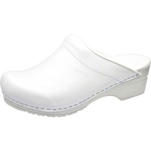 Sanita - Sonja PU Mule Clog - Klompen - Wit - Leer