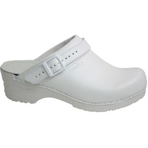 Sanita - Sanflex - Klomp - Wit - Leer - PU-Coating