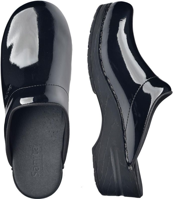 Sanita Original-Sonja Patent Open ZWART - Maat 38