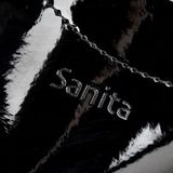Sanita - Original Sonja - Klomp - Zwart - Patent