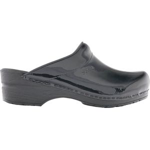 Sanita - Original Sonja - Klomp - Zwart - Patent