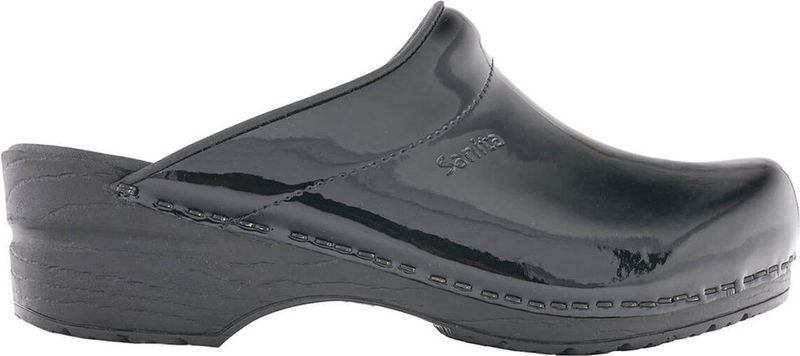 Sanita - Original Sonja - Klomp - Zwart - Patent