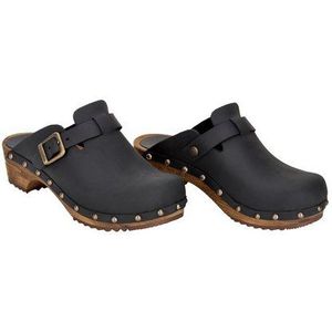 Sanita Klomp Open Zwart