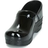 Sanita - Original-Prof. Clogs - Zwart - Lakleer - PU Zool