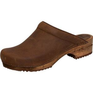 Sanita - Christian - Klomp - Bruin - Houten Zool