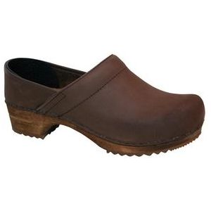 Sanita - Julie - Klompschoen - Bruin - Leder