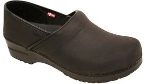 Sanita - Original Prof Textured Oil - Medische Klomp - Zwart - PU Zool