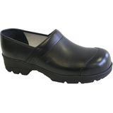 Sanita - San-Duty Light 3022 S3 Klomp - Zwart - Leren Kap - Antislipzool
