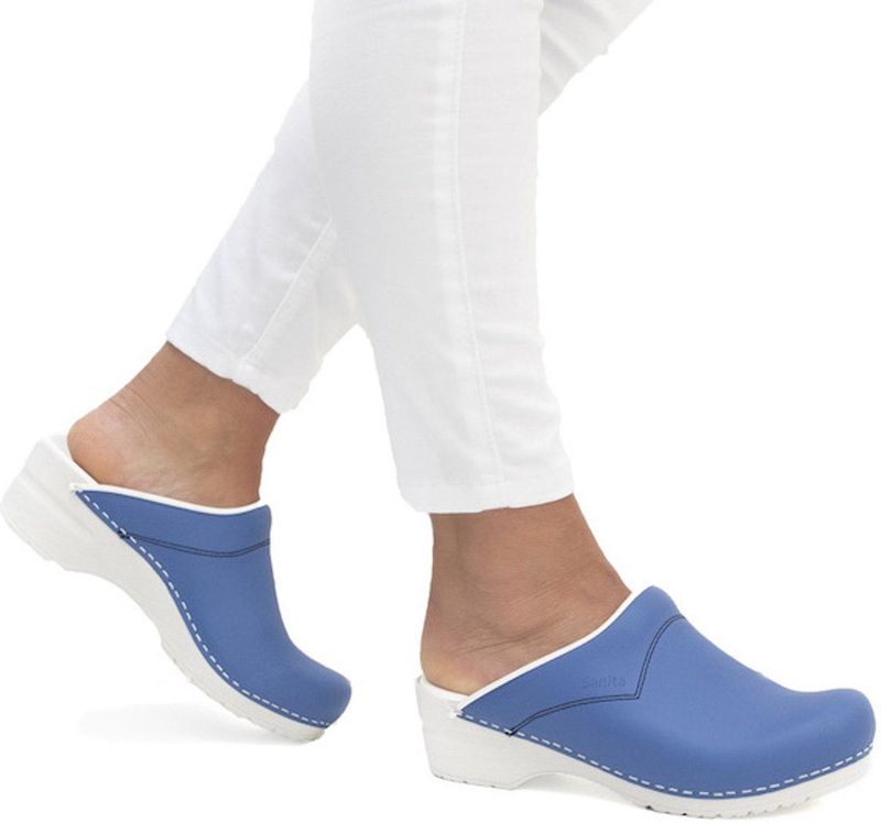 Sanita Korenblauwe Medische Klompen Flex 314 - Ondersteuning en Comfort