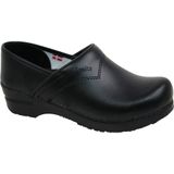 Sanita - Flex 313 - Klompen - Zwart - Waterbestendig Lakleer