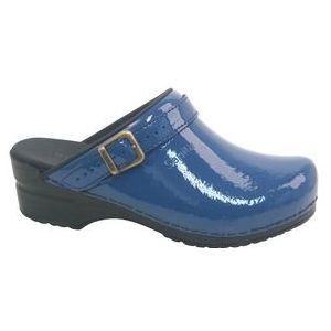 Sanita - Original Freya - Klomp - Blauw - Leer - PU Zool