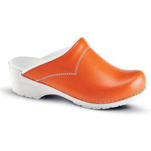 Sanita - Flex 314 - Klompen - Royal Pumpkin - Waterbestendig Lakleer