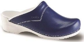 Sanita - Flex 314 - Klompen - Royal Navy - Waterbestendig Lakleer