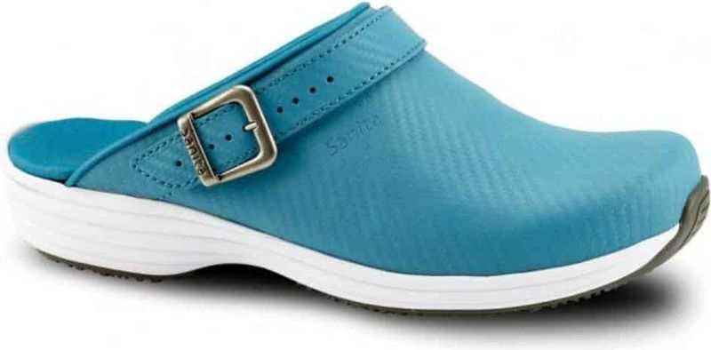 Sanita klompen klompen - Wave - Carbon - Aqua - Maat: 40