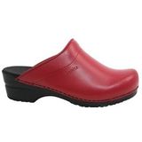 Sanita - Sonja - Medische Klomp - Rood - Leer