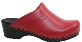 Sanita - Sonja - Medische Klomp - Rood - Leer