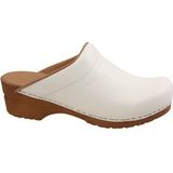 Sanita - Original Sandra Open - Klomp - White - PU Leer