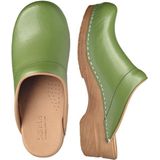 Sanita - Original Sandra Open - Klomp - Green - PU Leer - Anti-slip