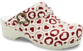 Medische Klompen Sanita Flex 38 Working Heros Rood Wit