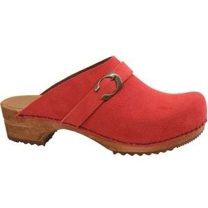 Sanita - Hedi - Open Clog - Coral - Velourleder