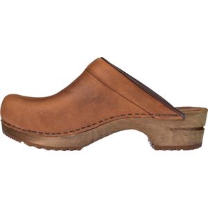 Klomp Sanita Women Wood Chrissy Open Chestnut