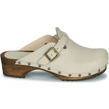 Sanita  KRISTEL  klompen  dames Beige