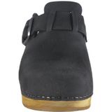 Sanita - Malulo - Klomp - Zwart - Geolied Leer