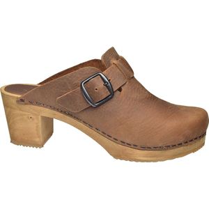 Sanita Wood-Malulo Square Open BRUIN - Maat 38