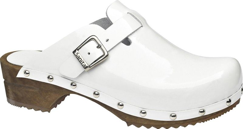 Sanita - Wood-Krisla - Klomp - Wit