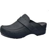 Sanita Knaus Clogs - Zwart - Leer - Anatomisch Voetbed