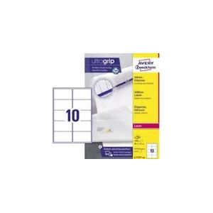 Etiket avery l7173 99.1x57mm wit 1000stuks