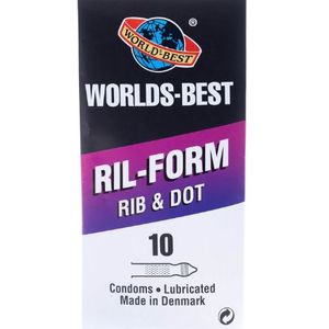 Worlds Best Ril Form Condooms 10 STUKS