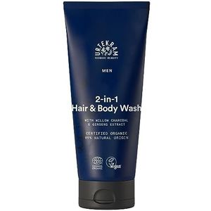 Urtekram - 2-in-1 Hair & Body Wash - Wilgenhoutskool - Ginseng - 200ml