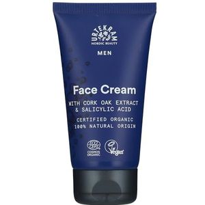Urtekram - Men's Gezichtscrème - 75ml - Met Kurkeikenextract - Voor Gevoelige Huid