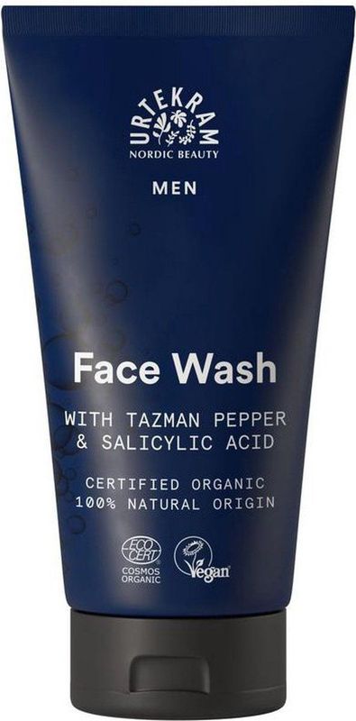 Urtekram - Men Facewash - Gezichtsreiniger - 150ml - Natuurlijke Formule