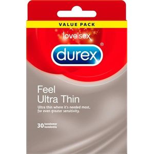 Durex Feel Ultra Dun condooms 30 stuks